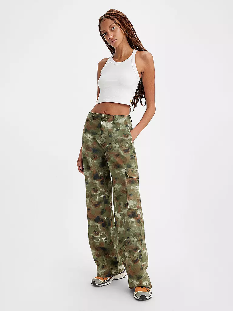 LEVI'S® Cargohose BAGGY olive