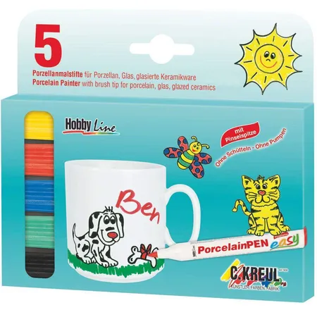 KREUL PorcelainPen easy 5er Set