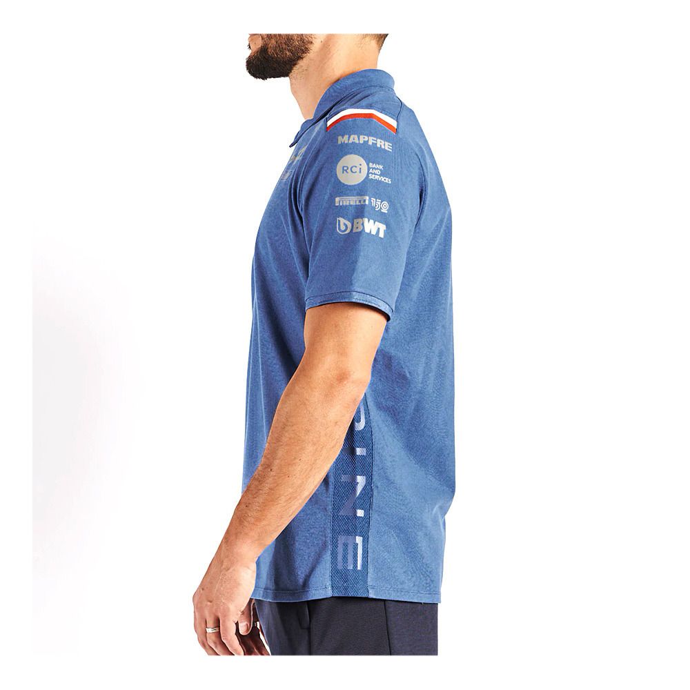 Kappa ASHAM BWT ALPINE F1 TEAM - Polo Homme blue royal marine