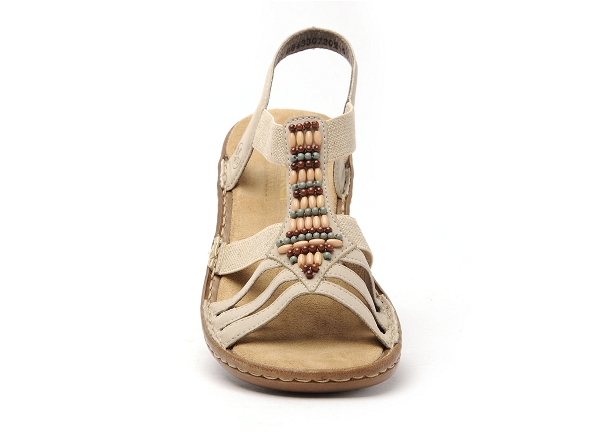 Rieker nu pieds plats femme 60851 beige
