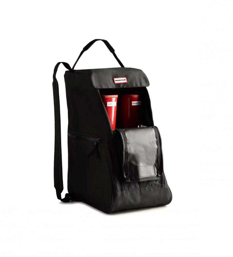 Mochila Hunter para botas de cano alto, preta