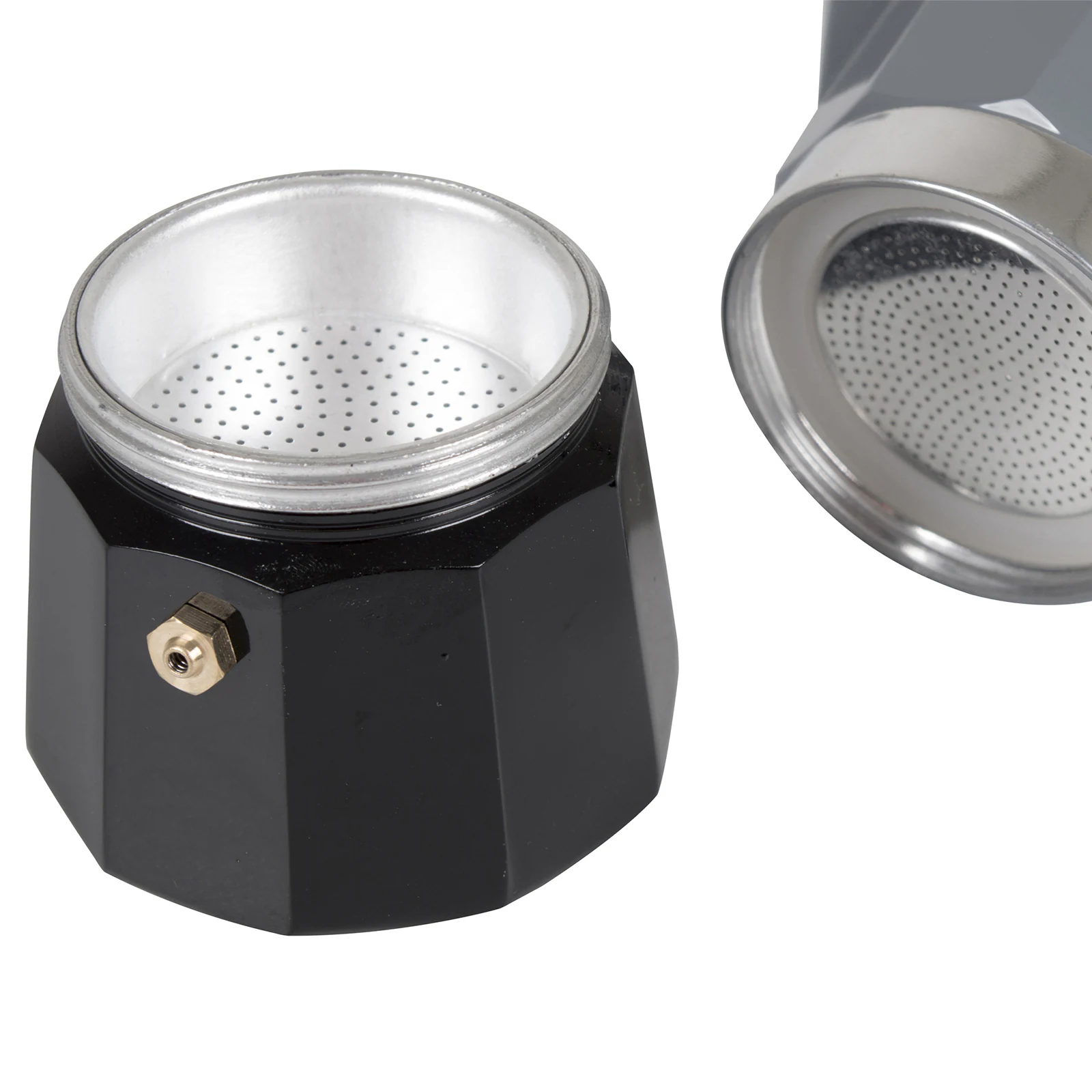 BO-CAMP Espressokocher Percolator - Kaffee Kocher Espresso Kanne Alu 2-6 Tassen Variante: 3 Tassen