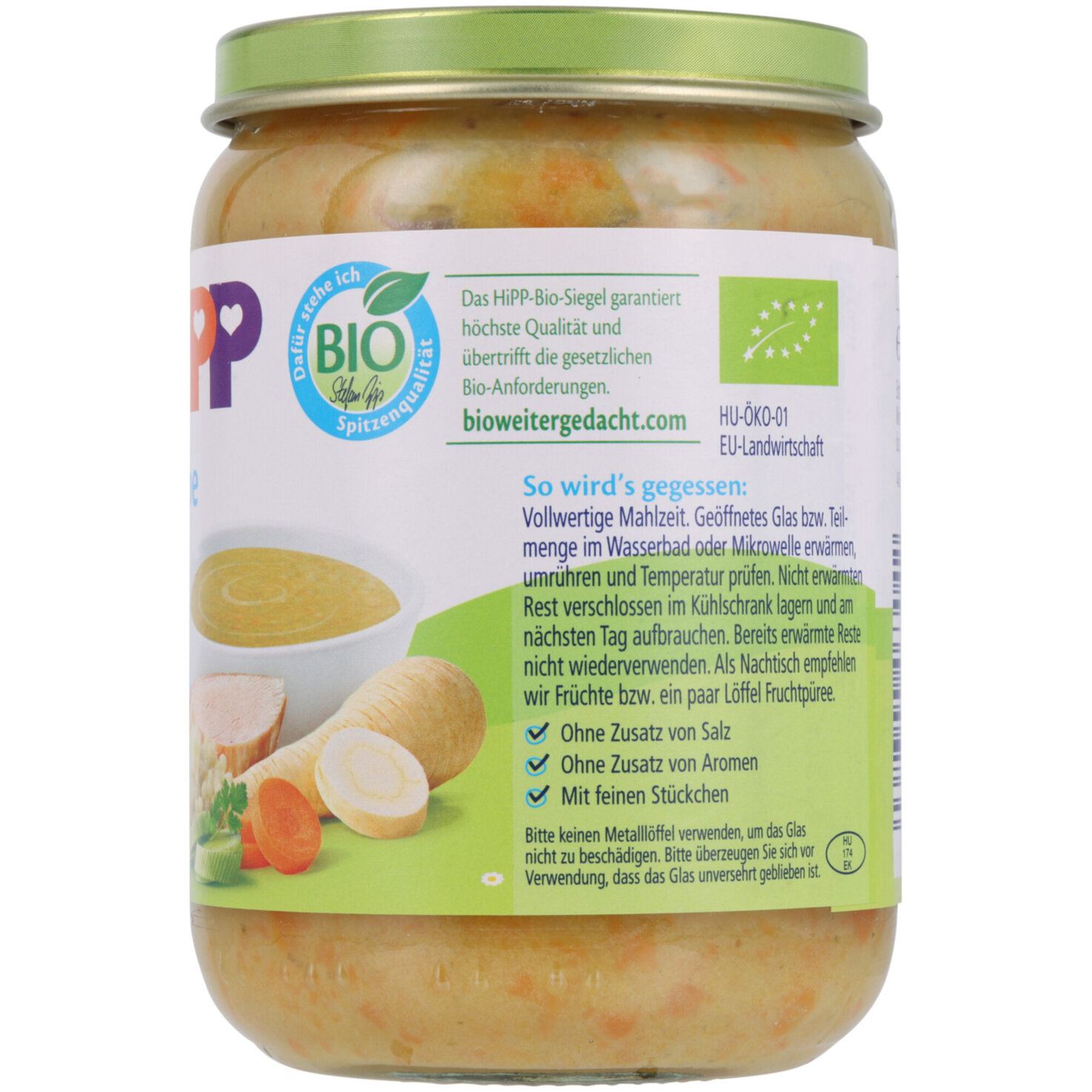 Hipp Gemüsesuppe mit Pute 8+ Monate