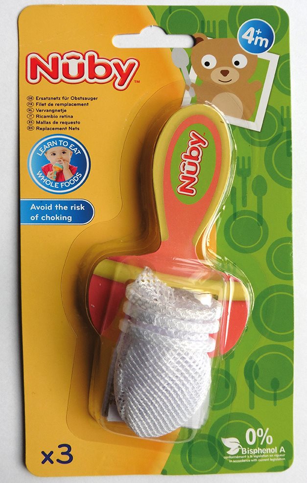 NUBY Ersatznetze Fruchtsauger Premium Premium 3 Stk