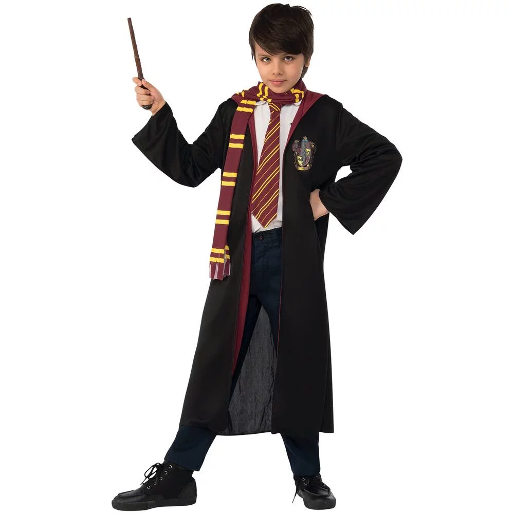 HARRY POTTER - DEGUISEMENT CAPE DE SORCIER ET ACCESSOIRES TAILLE 7-10 ans