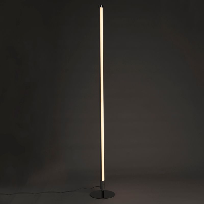 Moderne vloerlamp chroom incl. LED 3-staps dimbaar - Line-up
