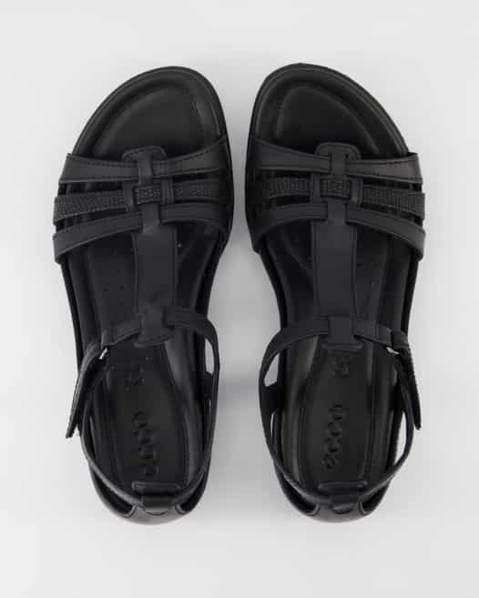 Ecco Flash W T Sandal LEA Sandalen in Schwarz