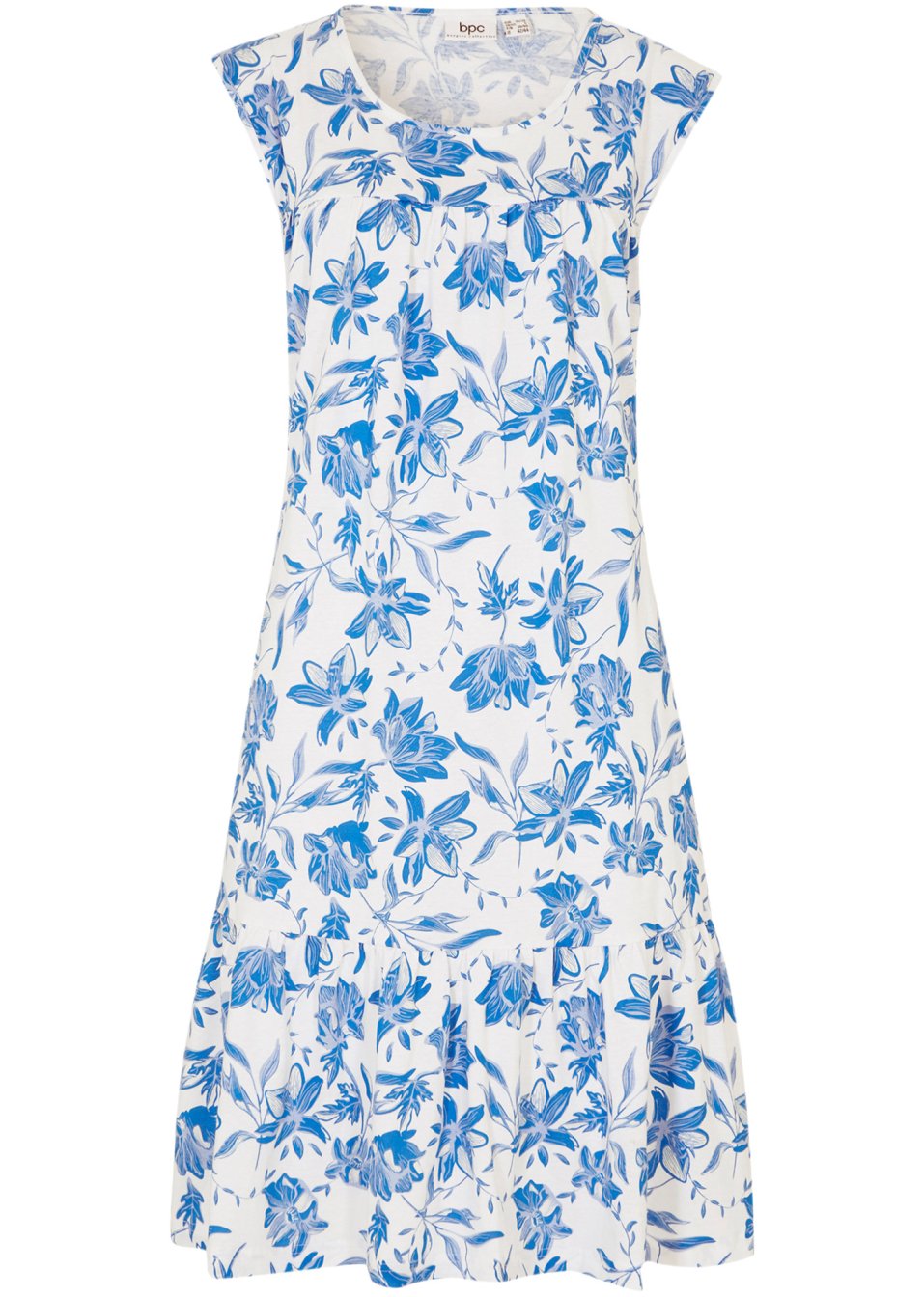 Robe à volant, longueur genou
