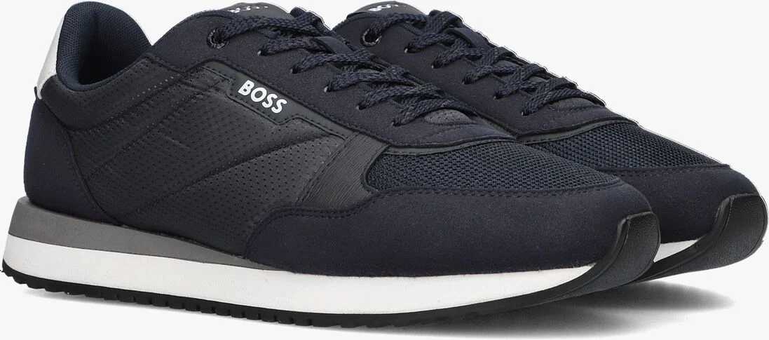 BOSS blauwe boss lage sneakers kai runn