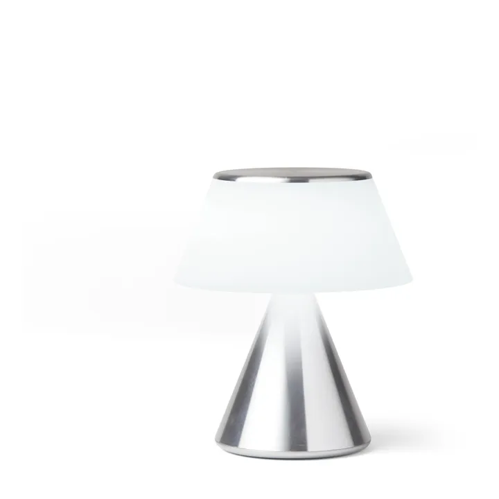 Lexon Lampe LED portable Luma | Aluminium
