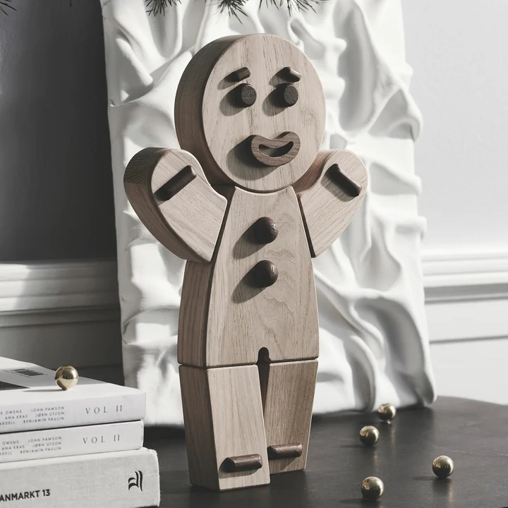 boyhood - Gingerbread Man Holzfigur, small, Eiche natur