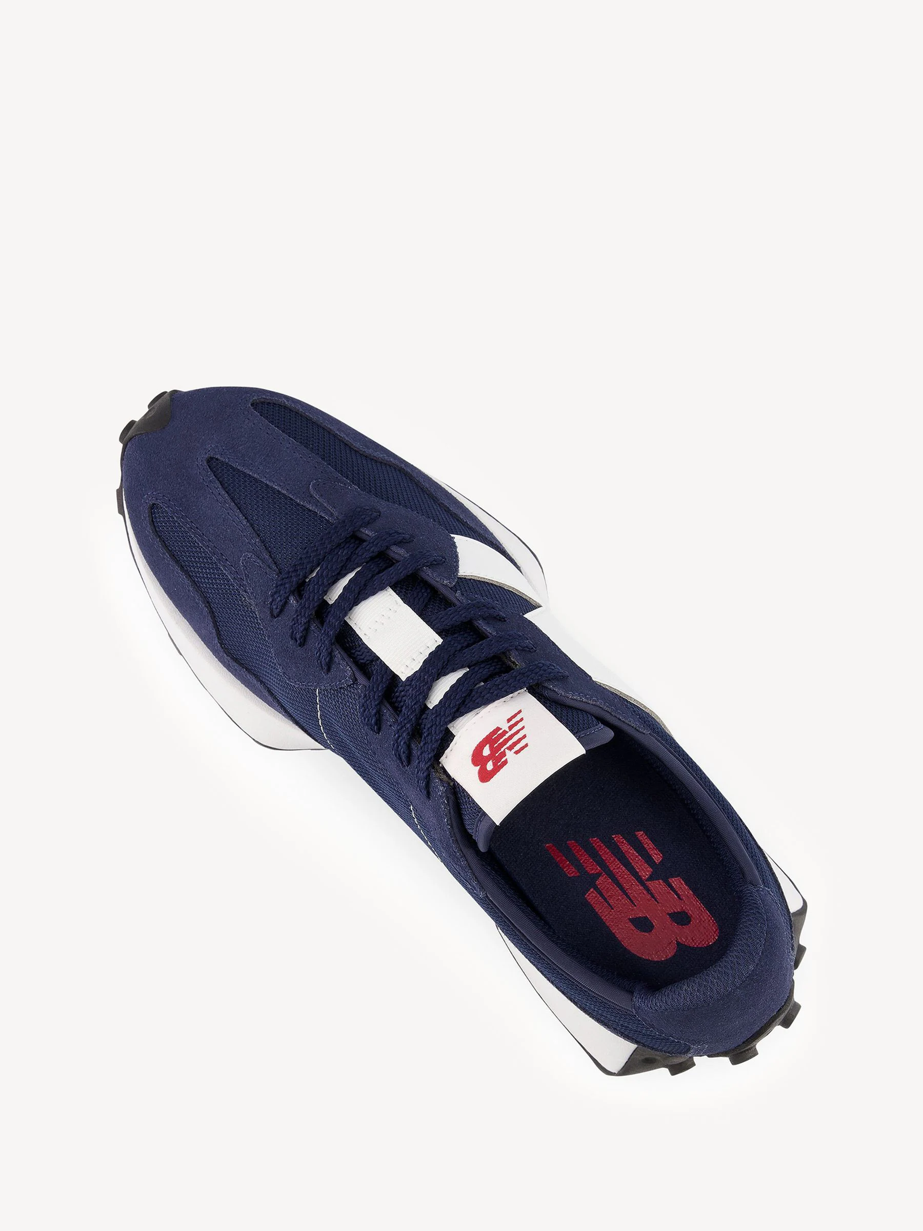 Marineblauw/wit - New Balance 327 herenslippers