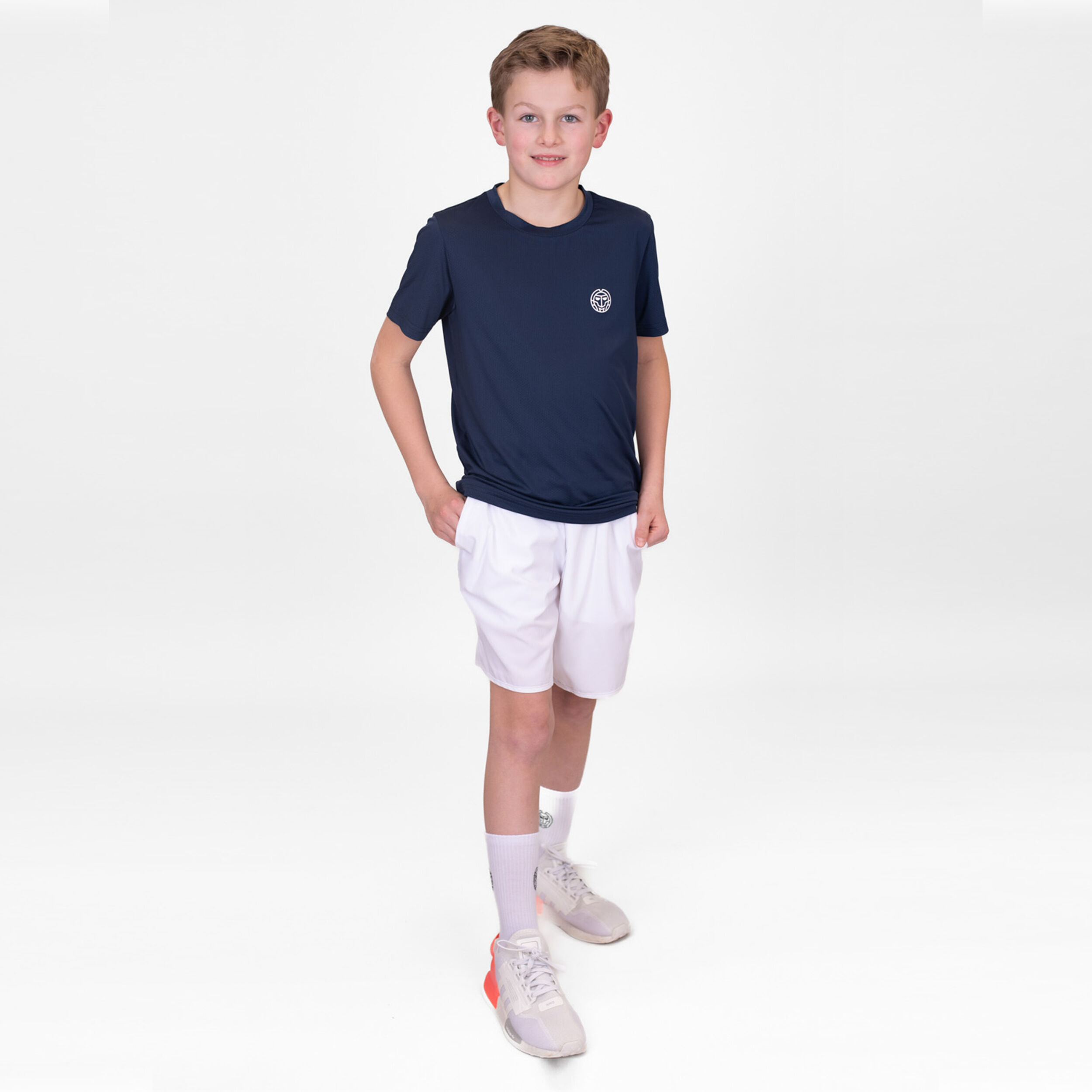 BIDI BADU Crew Junior T-shirt Garçons - Bleu Foncé