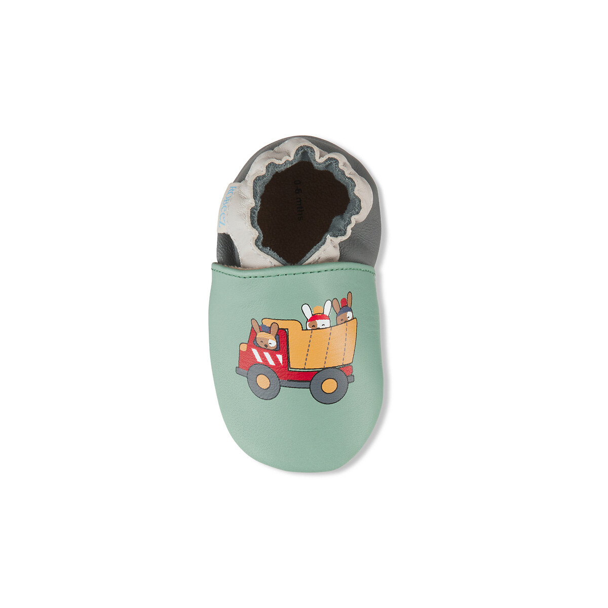 ROBEEZ<br>Pantufas de couro para brincar no quintal