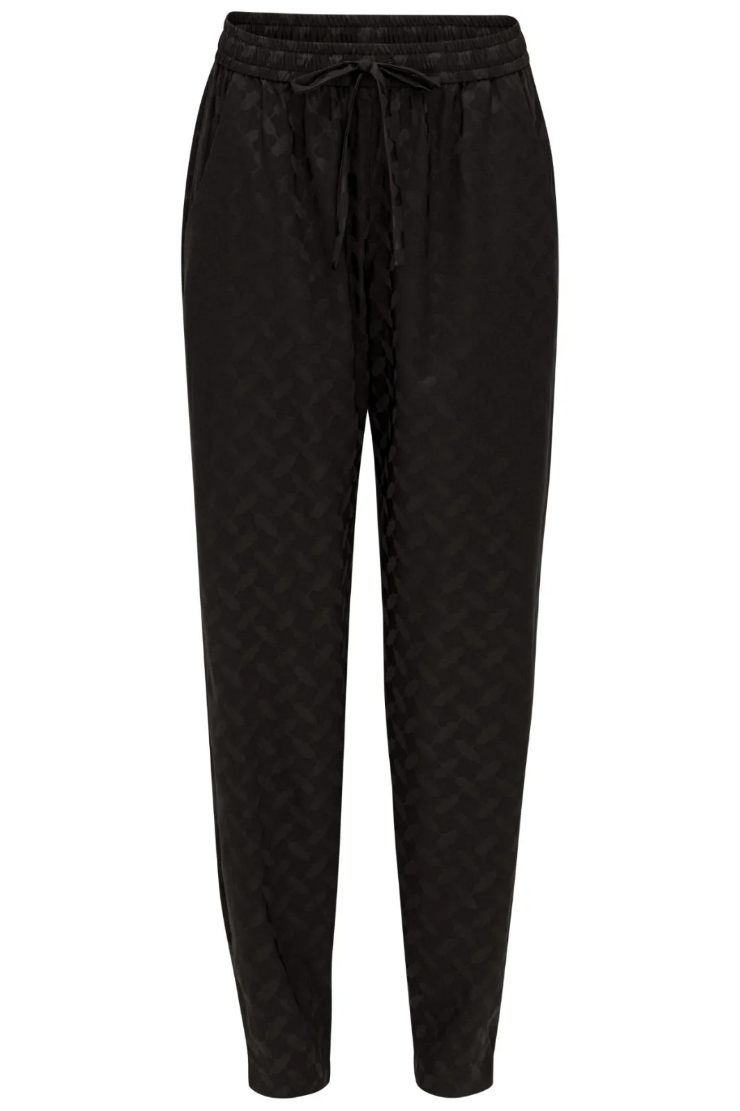 Karmamia Cora Pants black keffiyeh jacquard