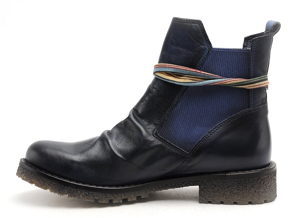 Felmini boots bottine plates femme c801 bleu