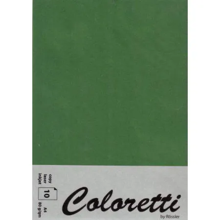 Rössler Coloretti Briefbogen 10 Blatt Din A4 80g Forest