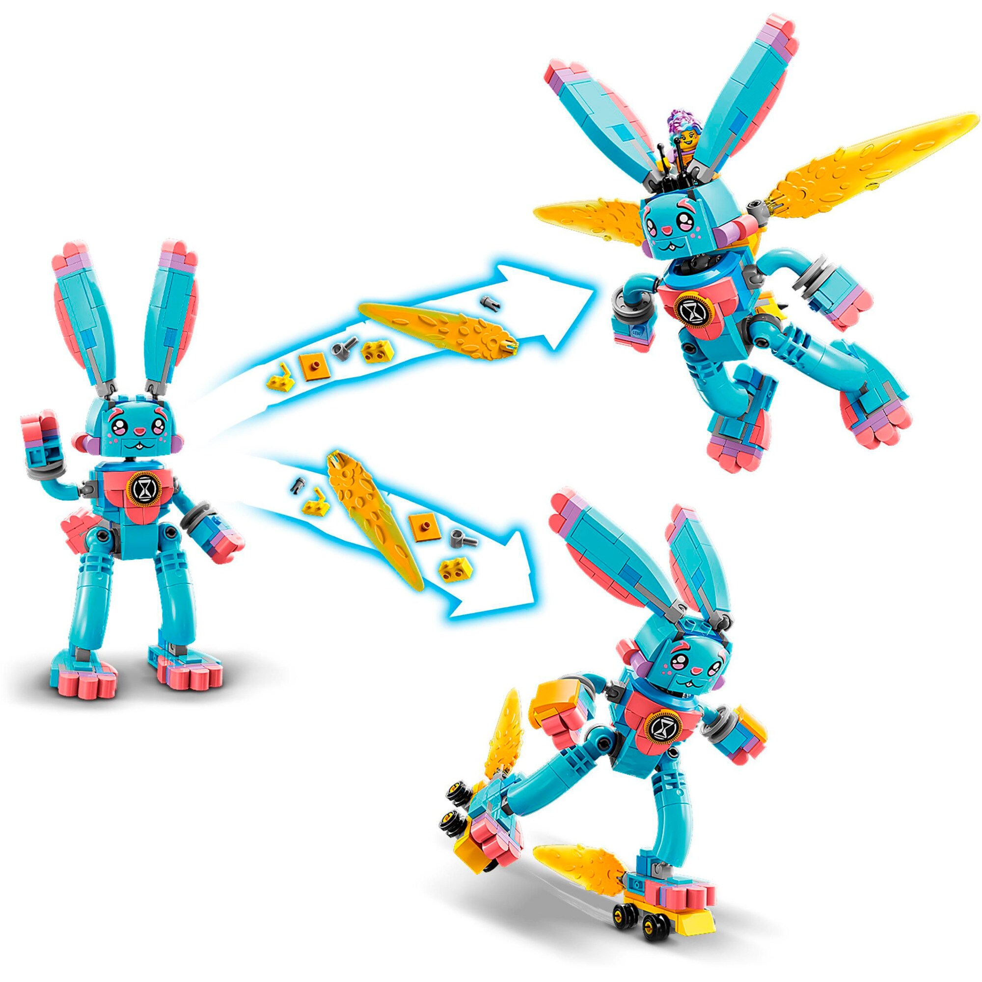 LEGO Konstruktionsspielzeug DREAMZzz Izzie und ihr Hase Bunchu