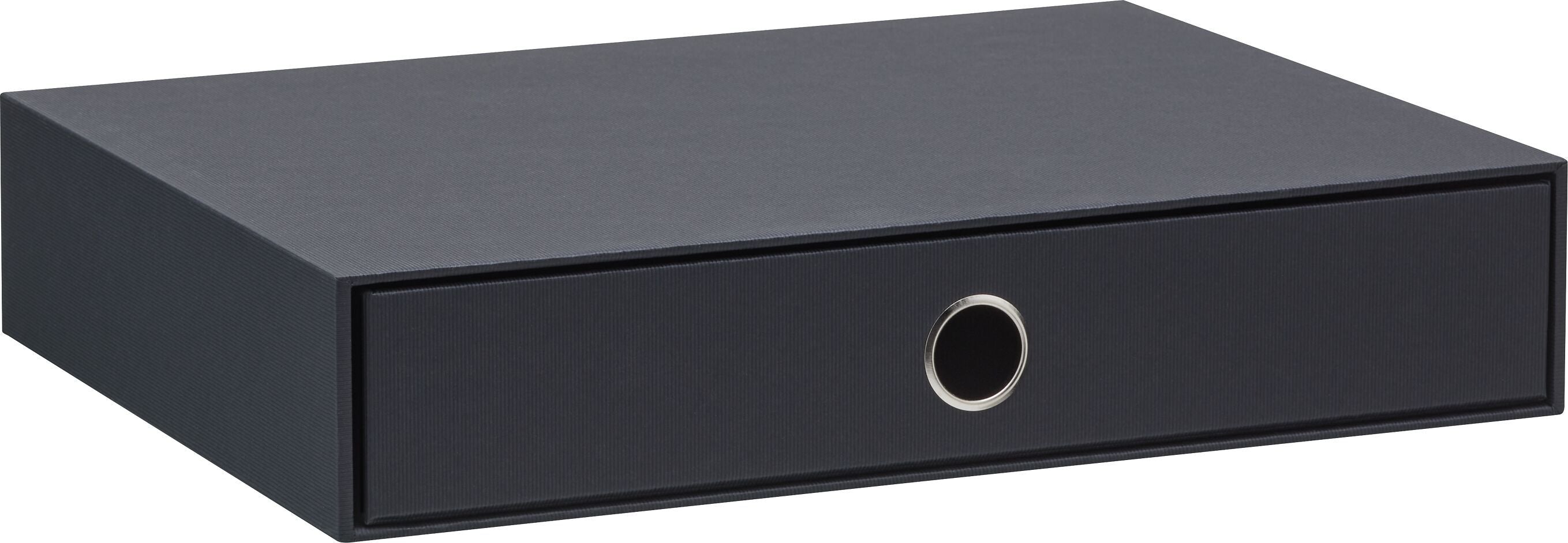 SOHO Schubladenbox - Schwarz / B: 33.5 cm x T: 25.2 cm x H: 6.5 cm