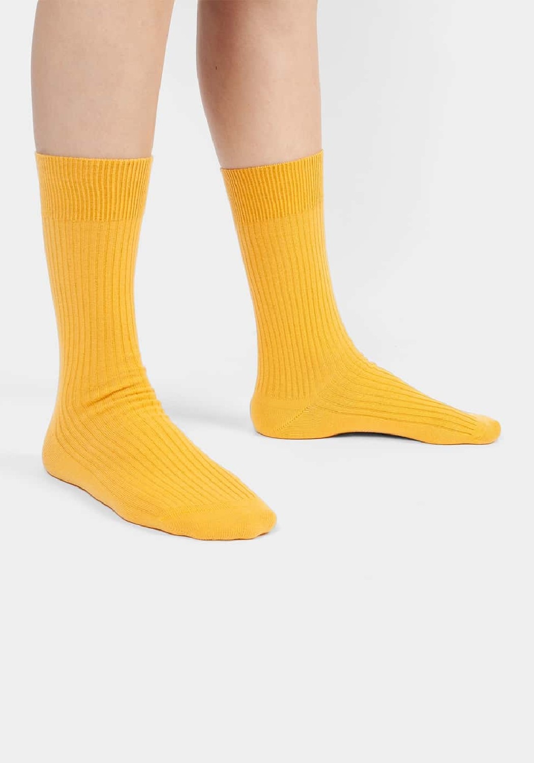 DillySocks Socken Ribbed Sunny Yellow