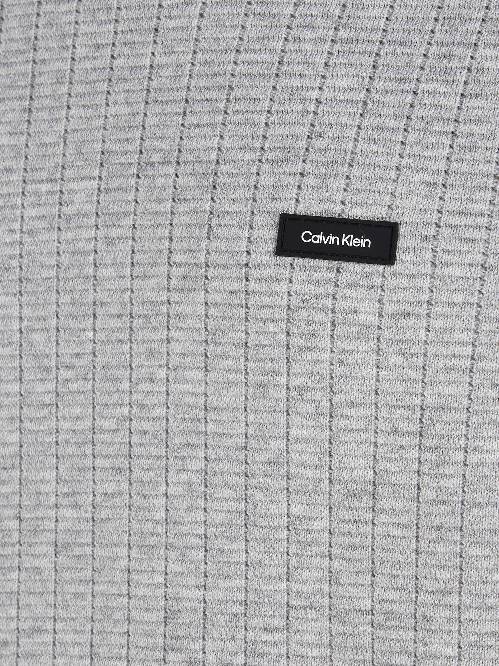 CALVIN KLEIN| Herren Strickpullover STRUCTURE mit Baumwolle