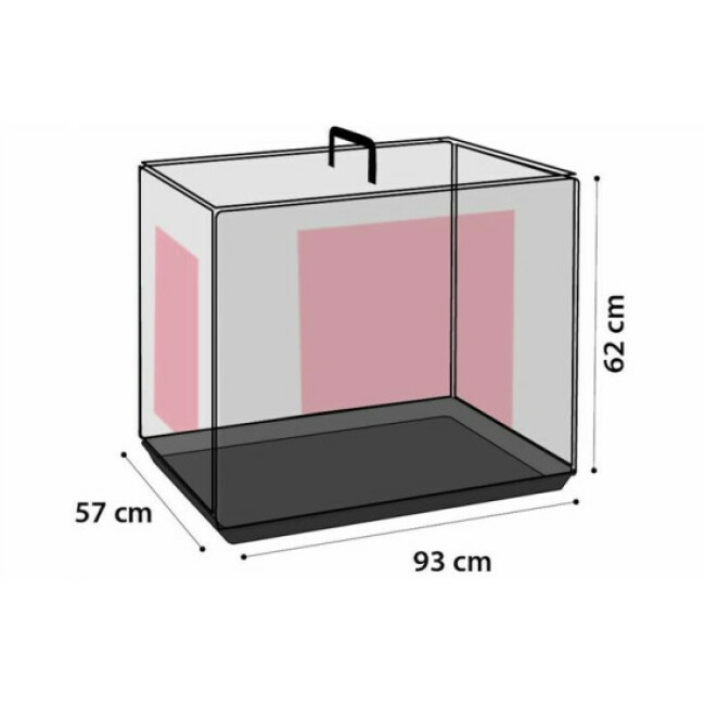 Cage pour chien Coloris Noir 2 portes