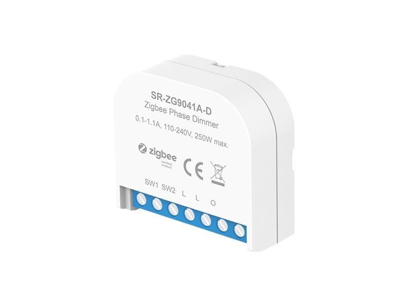 Sunricher Zigbee 3.0 Mini Dimmaktor RC bis 250 W Philip hue kompatibler Zigbee 3.0 Unterputz Phasenabschnittsdimmaktor