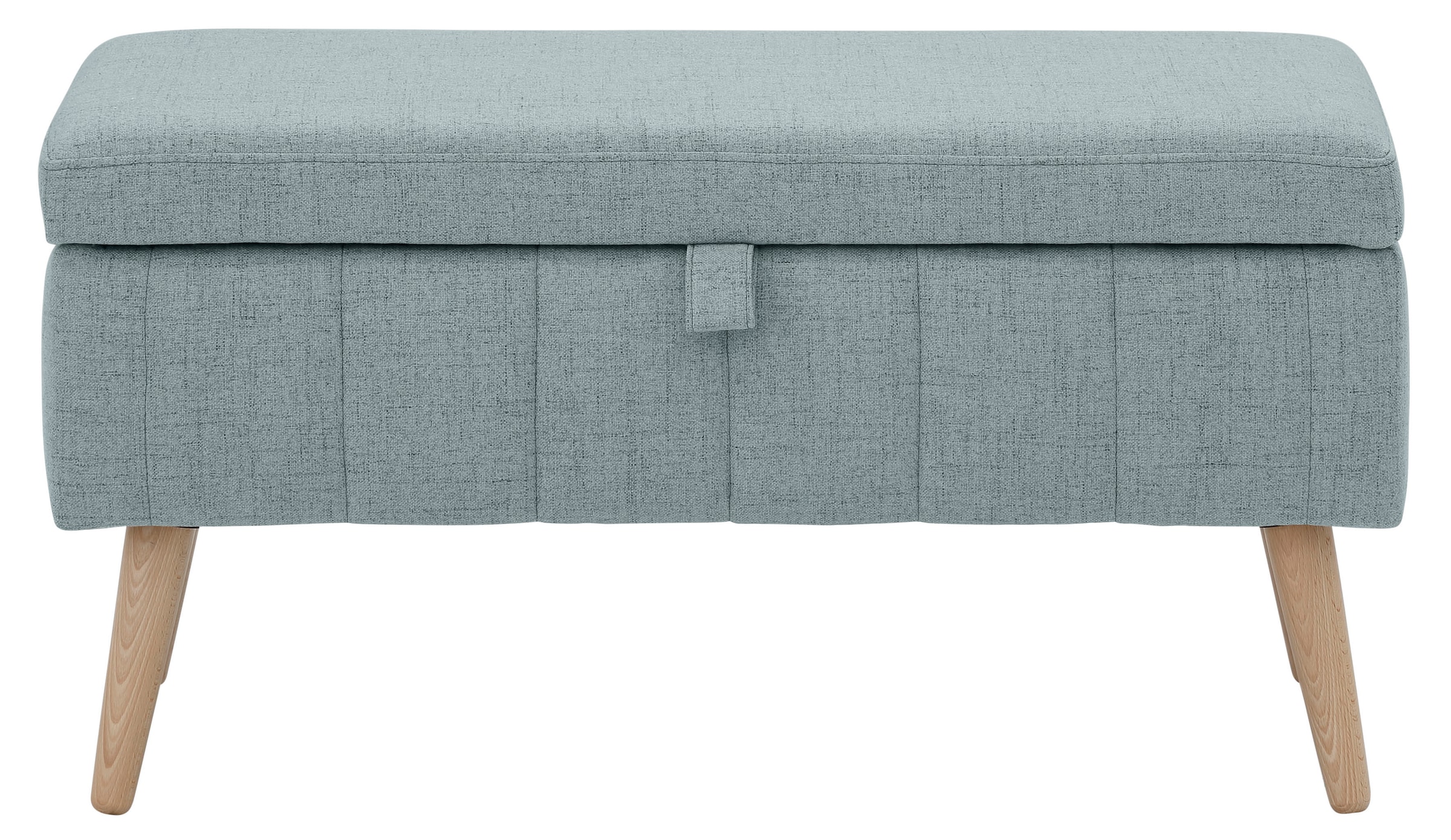 GOODproduct Truhenbank »AMIRA Sitzbank mit Stauraum, Masse B/T/H: 81/36/43 cm« mit Staufach, in 3 Bezugsqualitäten mit feiner Steppung