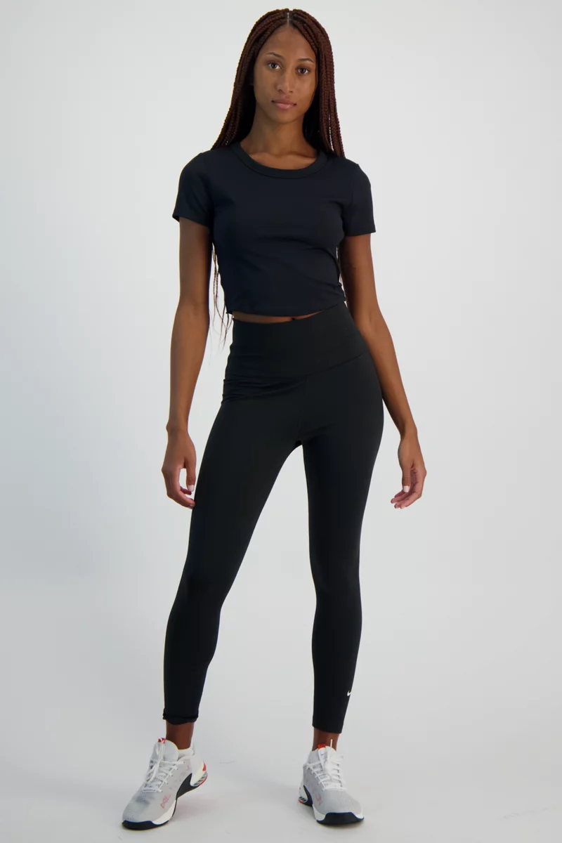 Nike Dri-FIT One Fitted Crop Damen T-Shirt