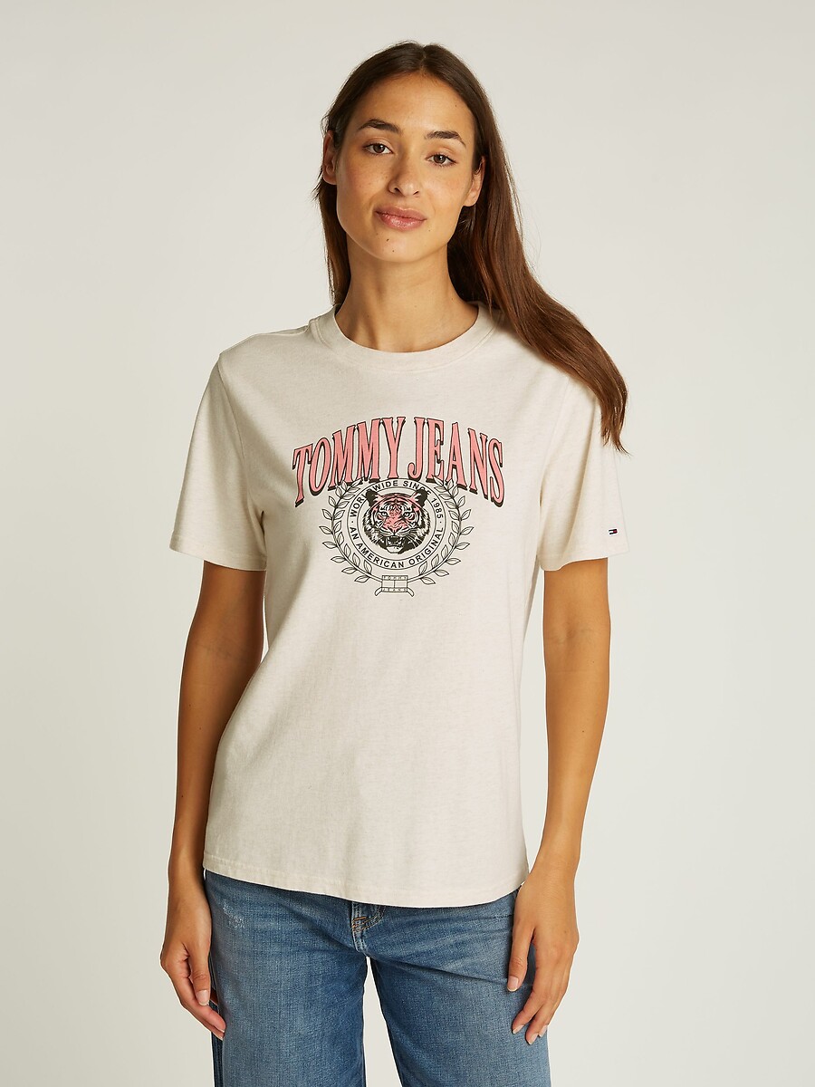 TOMMY JEANS<br>Camiseta de manga curta estampada