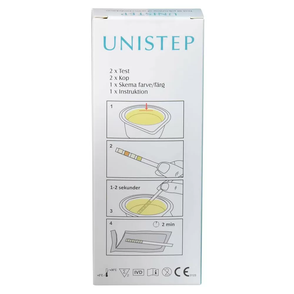 Unistep urinvejsinfektionstest - 2 stk.