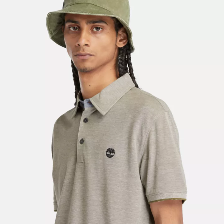 Polo Baboosic Brook Oxford pour homme en vert foncé