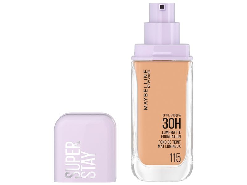 Maybelline Super Stay Lumi Matte Foundation 115 Nude Langanhaltendes Make-up mit bis zu 30 Stunden Halt