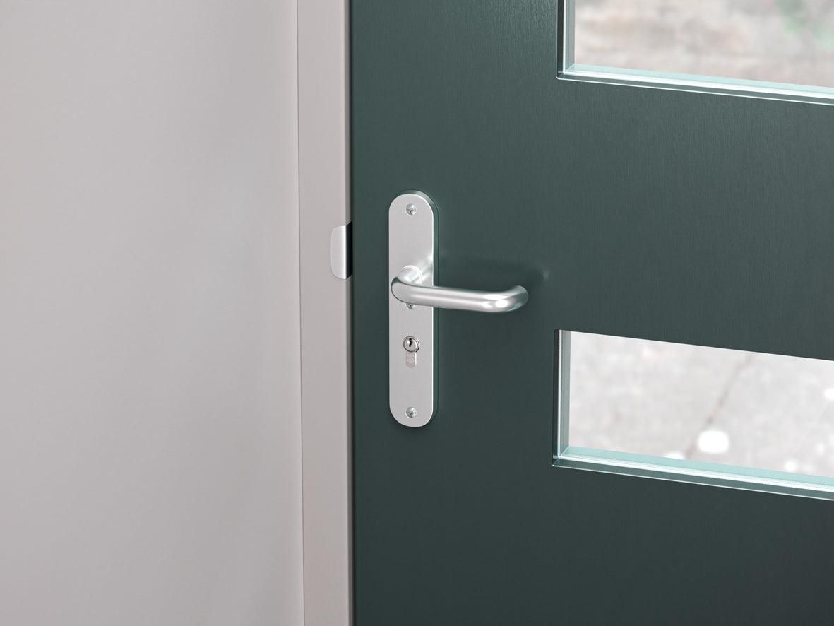 AXA 6668 Veiligheidsbeslag Oval Plus Wing-knop kruk U-model PC72 anti-kerntrek F1 - 6668-49-91/72U