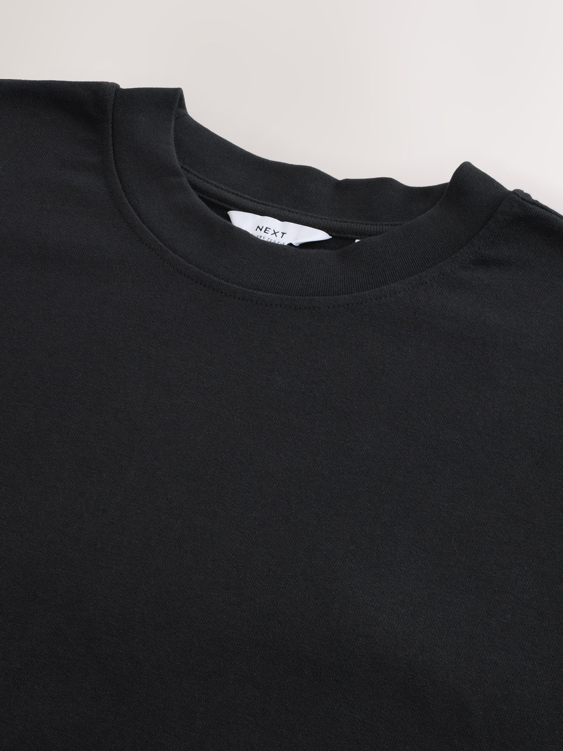 Zwart - Oversized maat. - EDIT zwaar T-shirt