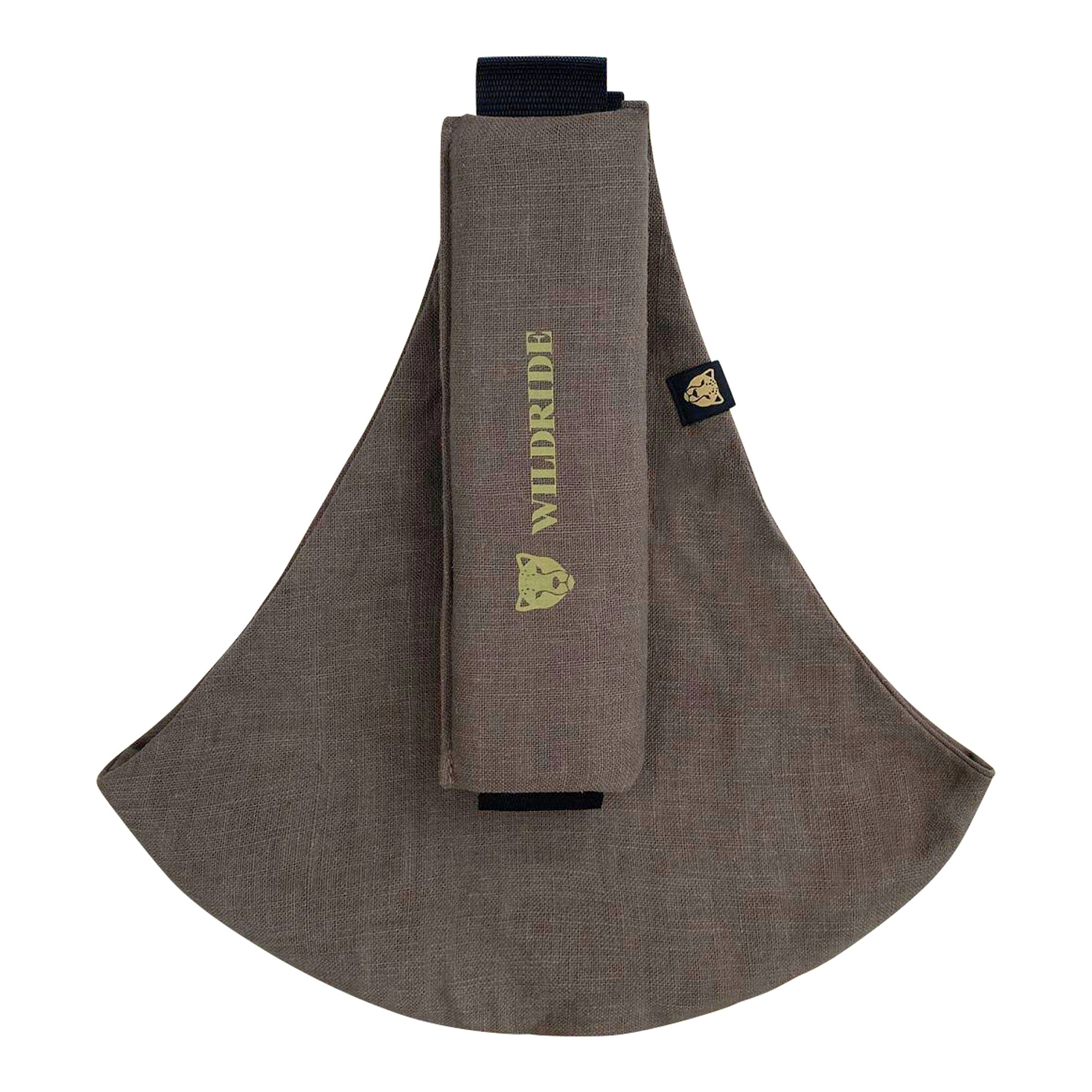 WILDRIDE Hüfttrage Leinen brown