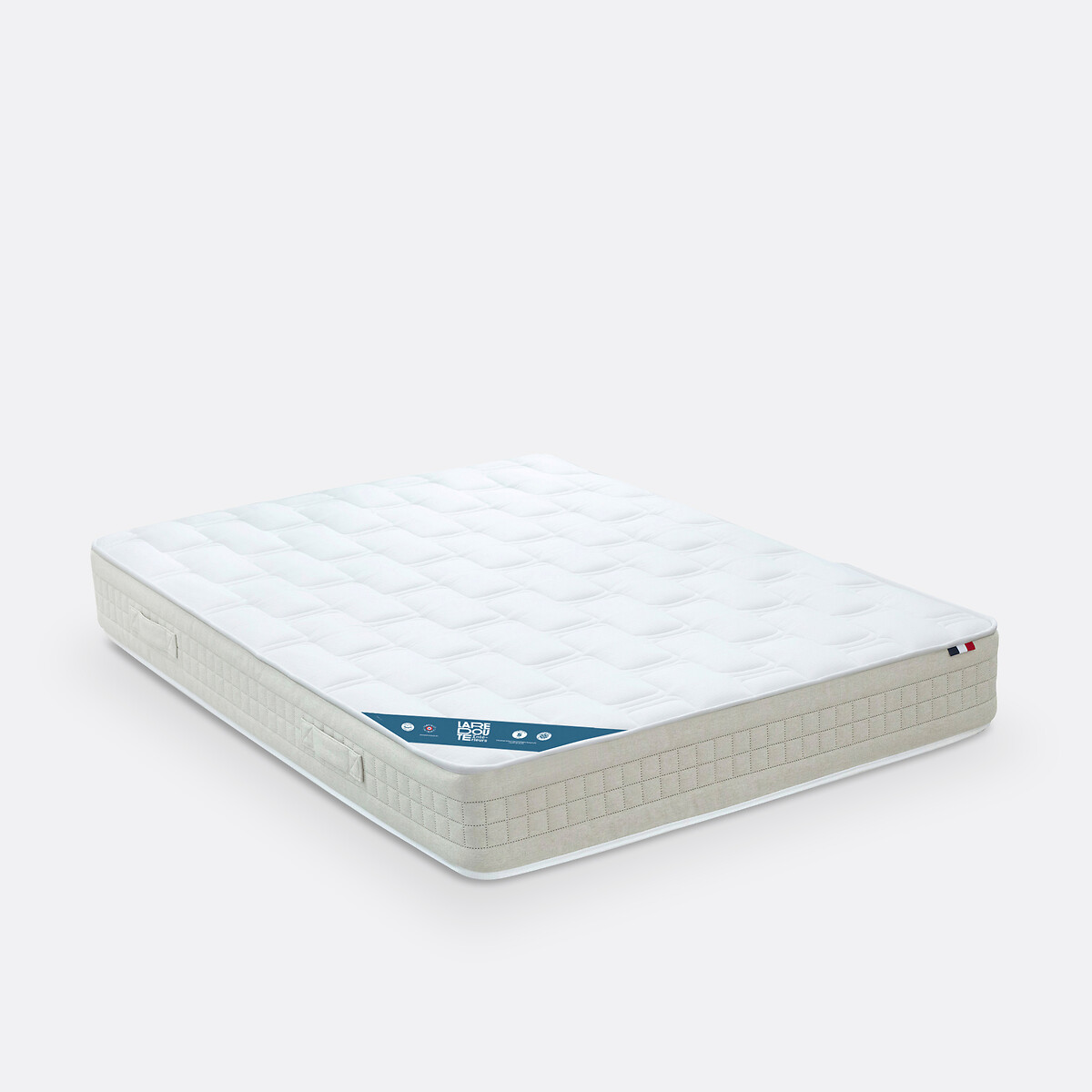 LA REDOUTE INTERIEURS<br>Conjunto de cama completo, colchão + base + pés + cabeceira