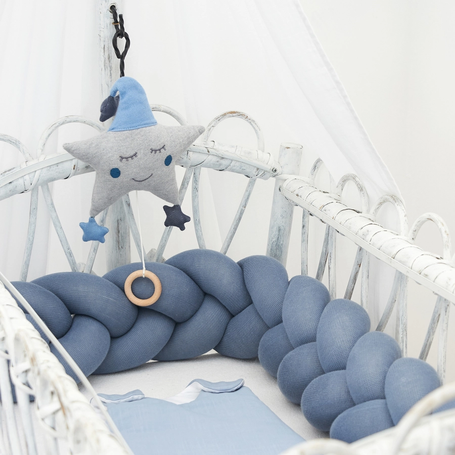 Nordic Coast Company Babyschlafsack Blau-Grau