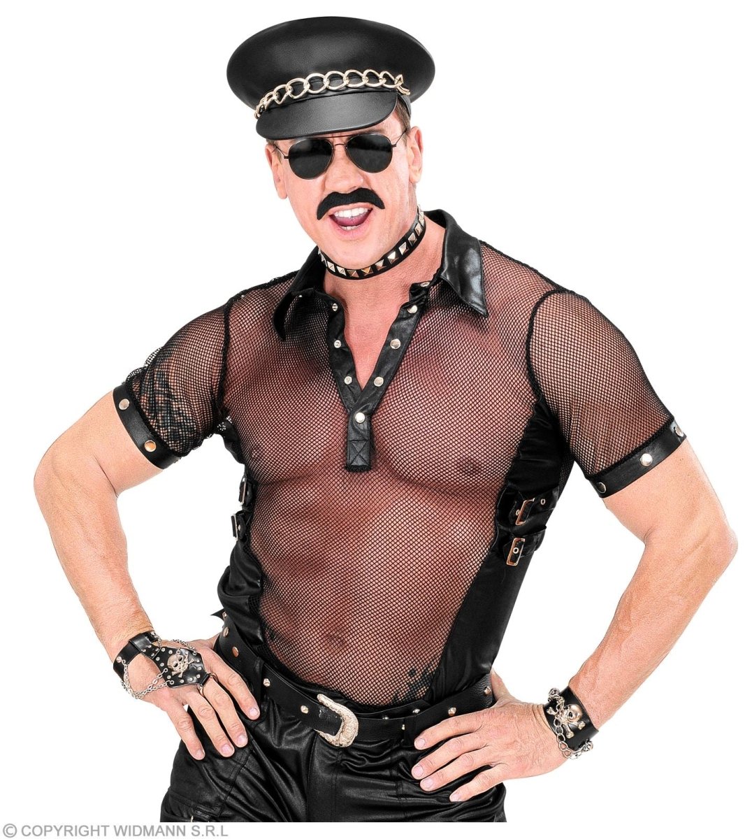 Zwarte Shirt Heren Visnet
