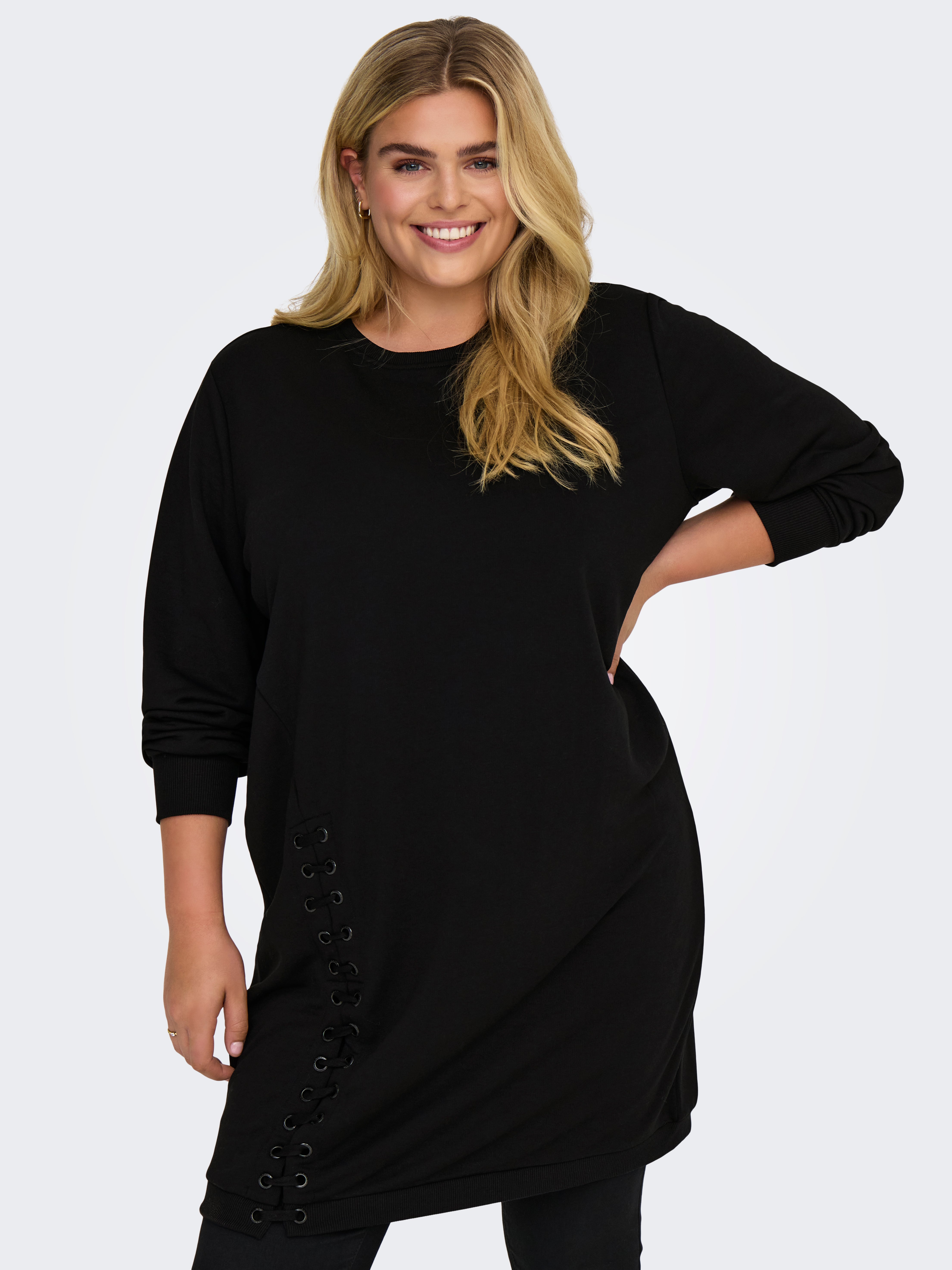 CAREYA Midikleid Black