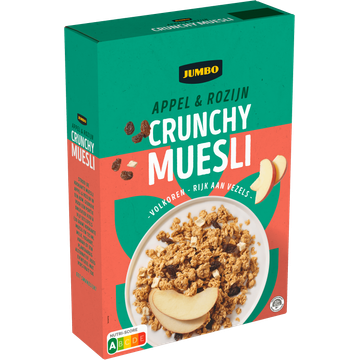 Jumbo Crunchy Muesli Appel & Rozijn 900g