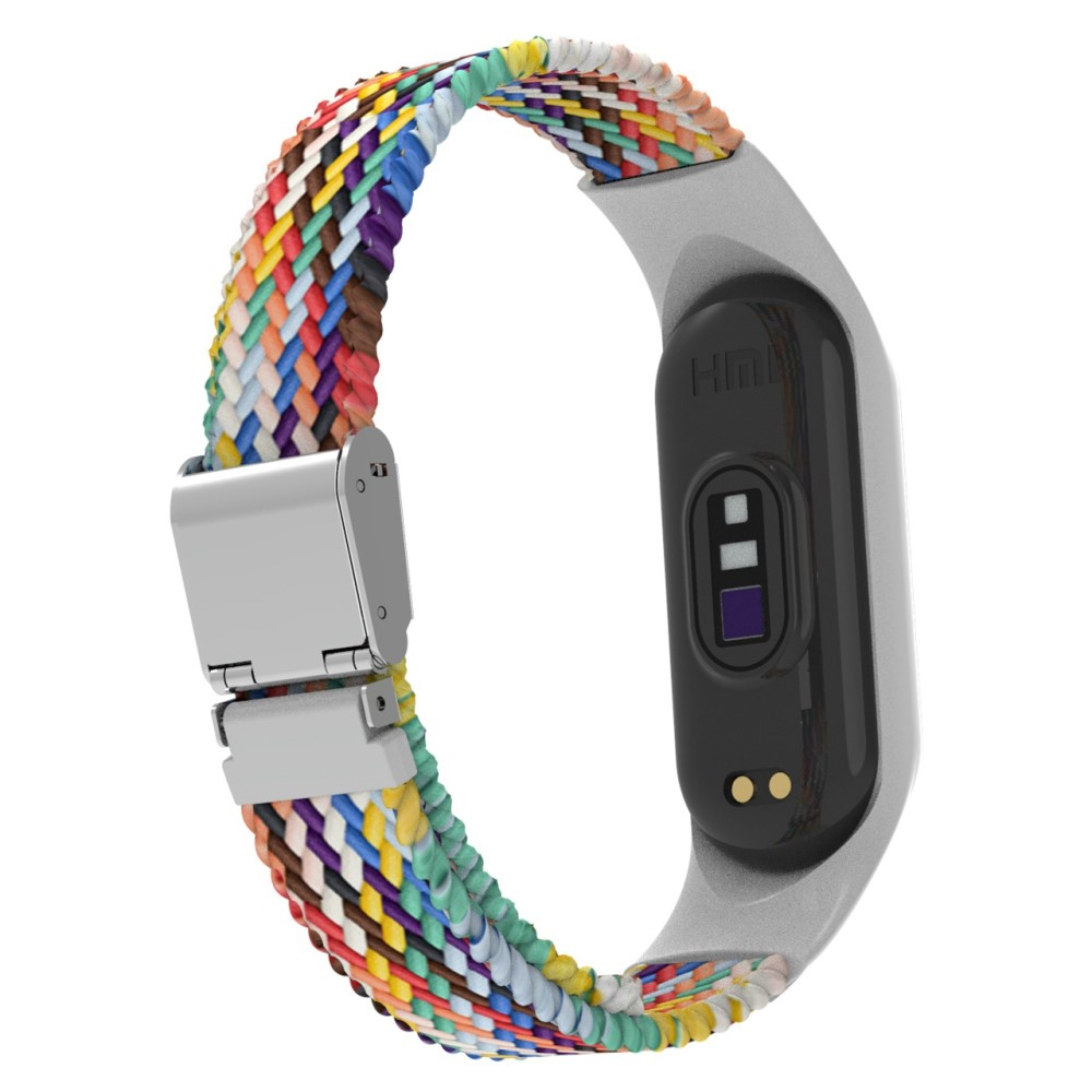 Xiaomi Mi Band 7 / 6 / 5 / 4 / 3 Elastisches Nylon Gummi Armband (Gelenkumfang: 160-210mm) - Bunt