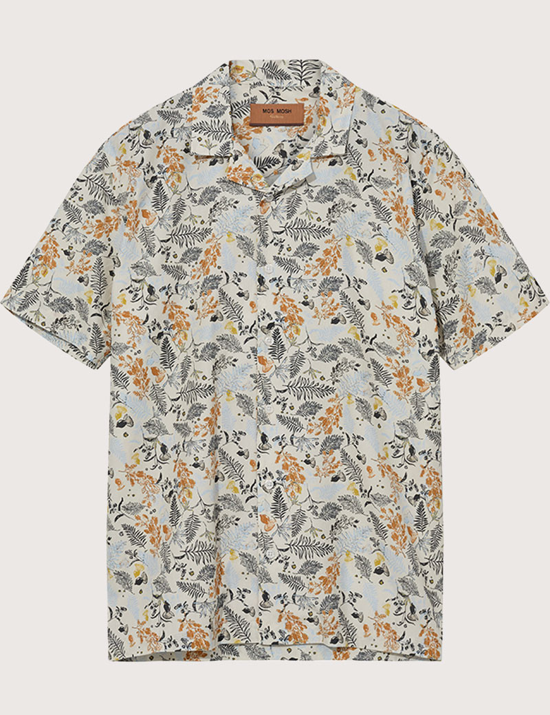 MOS MOSH CHEMISE HOMME MANCHES COURTES MOTIFS JOEL