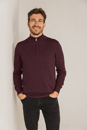 State Of Art Half Zip Trui Bordeaux 13124004-4900 kopen