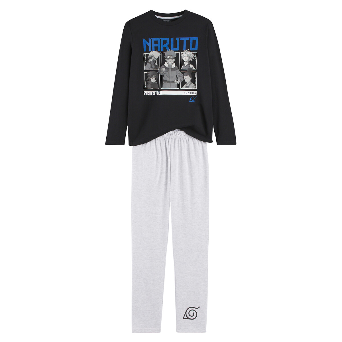 NARUTO SHIPPUDEN<br>Pijama Naruto calça lisa