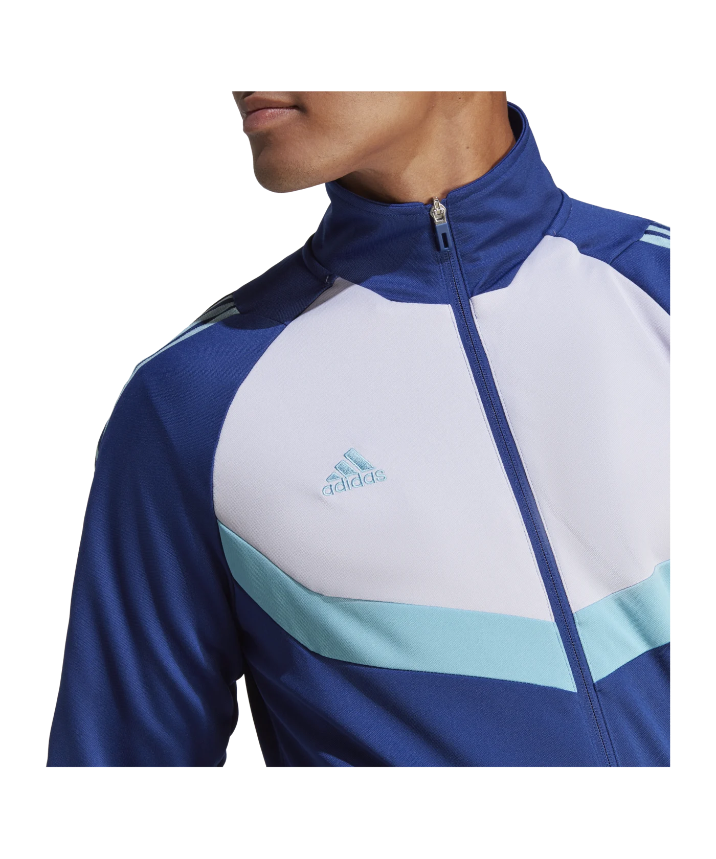 adidas Tiro Jacke Blau