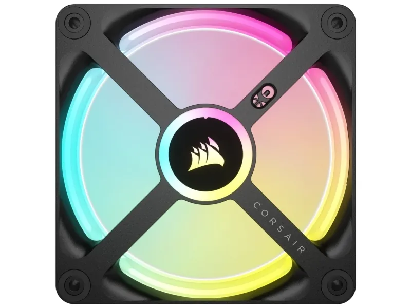 CORSAIR | iCUE LINK QX120 RGB - Indsats med blæser - 120 mm - sort (pakke med 3)