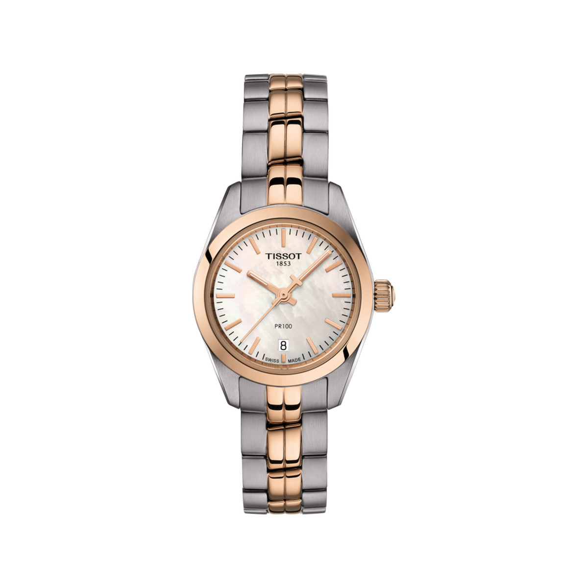 Montre Tissot femme acier bicolore