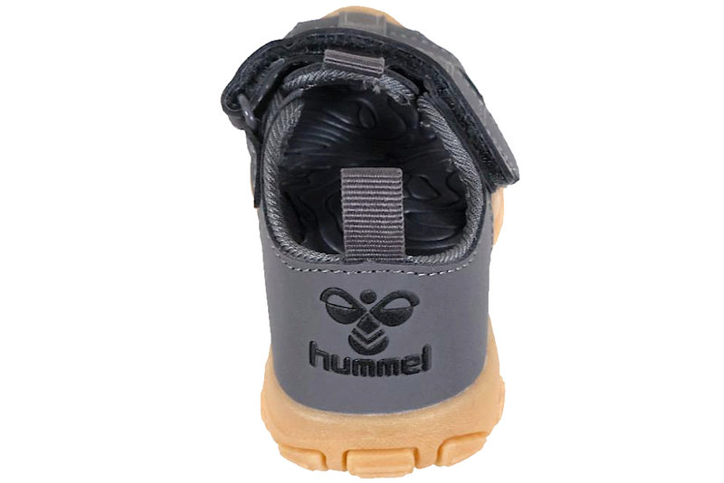 HUMMEL SANDAL VELCRO INFANT SANDAL I GRÅ PU