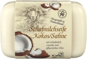 Saling Schafmilchseife Kokos Sahne, 100 g